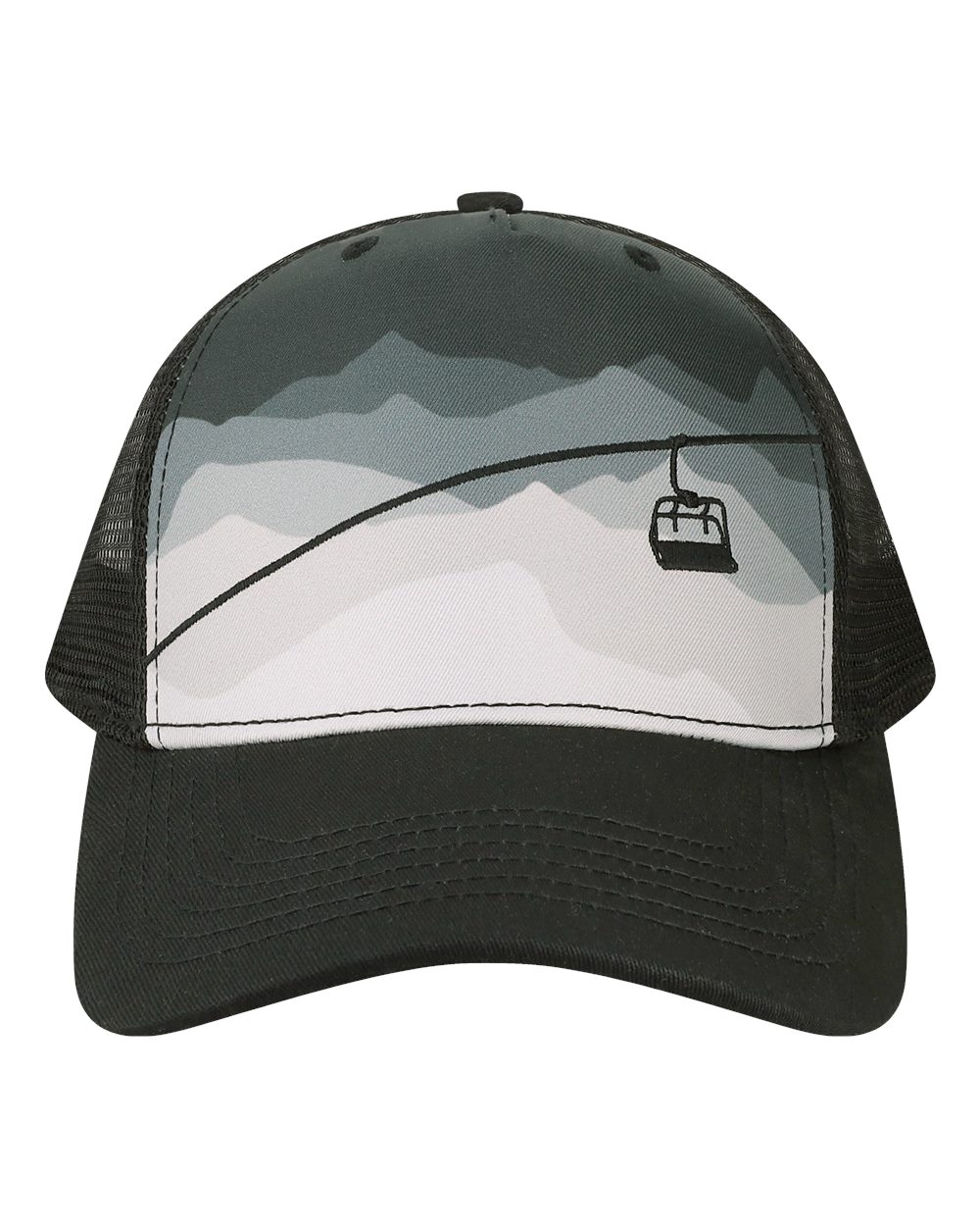 Printed Five-Panel Trucker Cap - 5PTKR 3