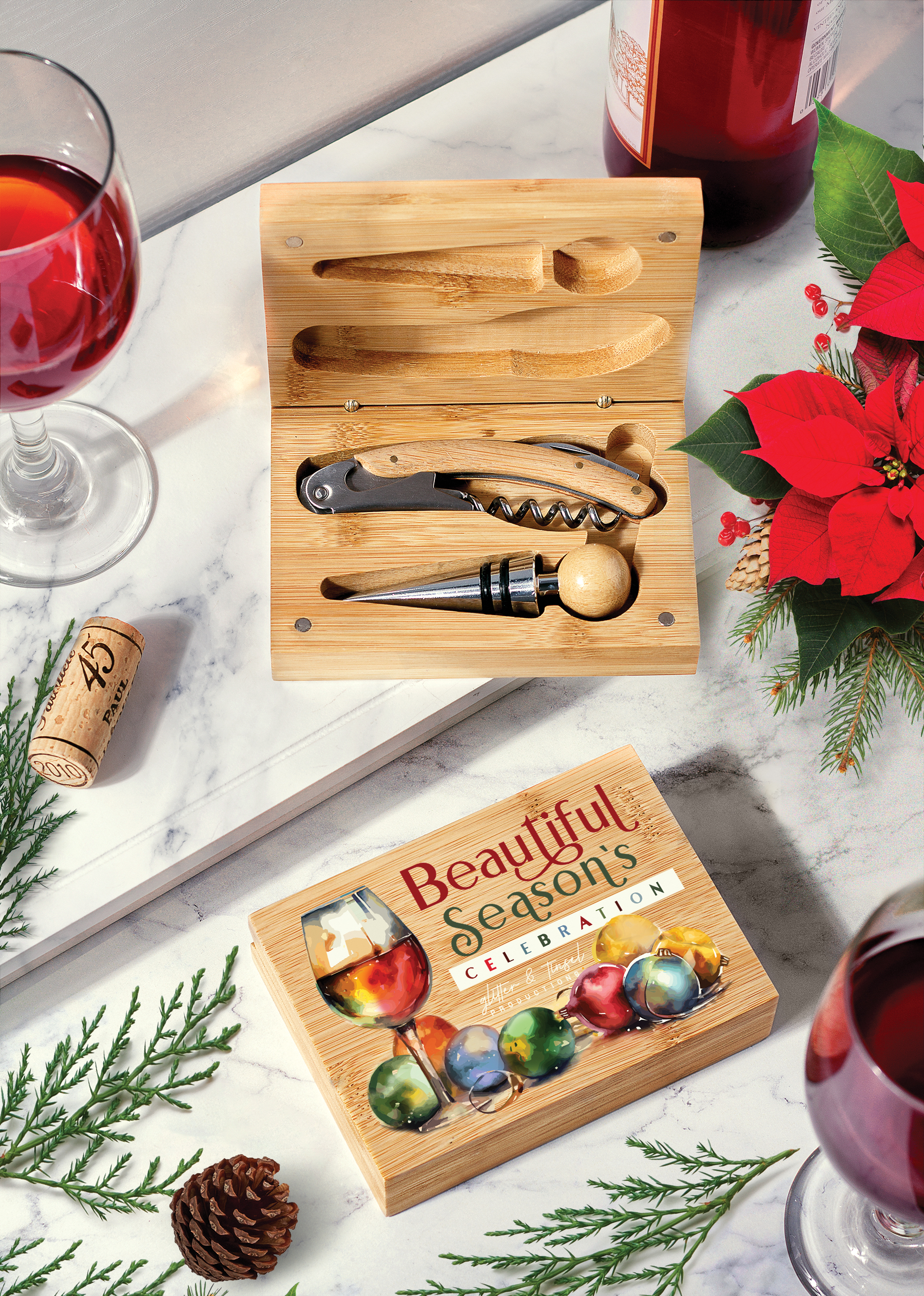 Bamboo Wine Tool Set 3