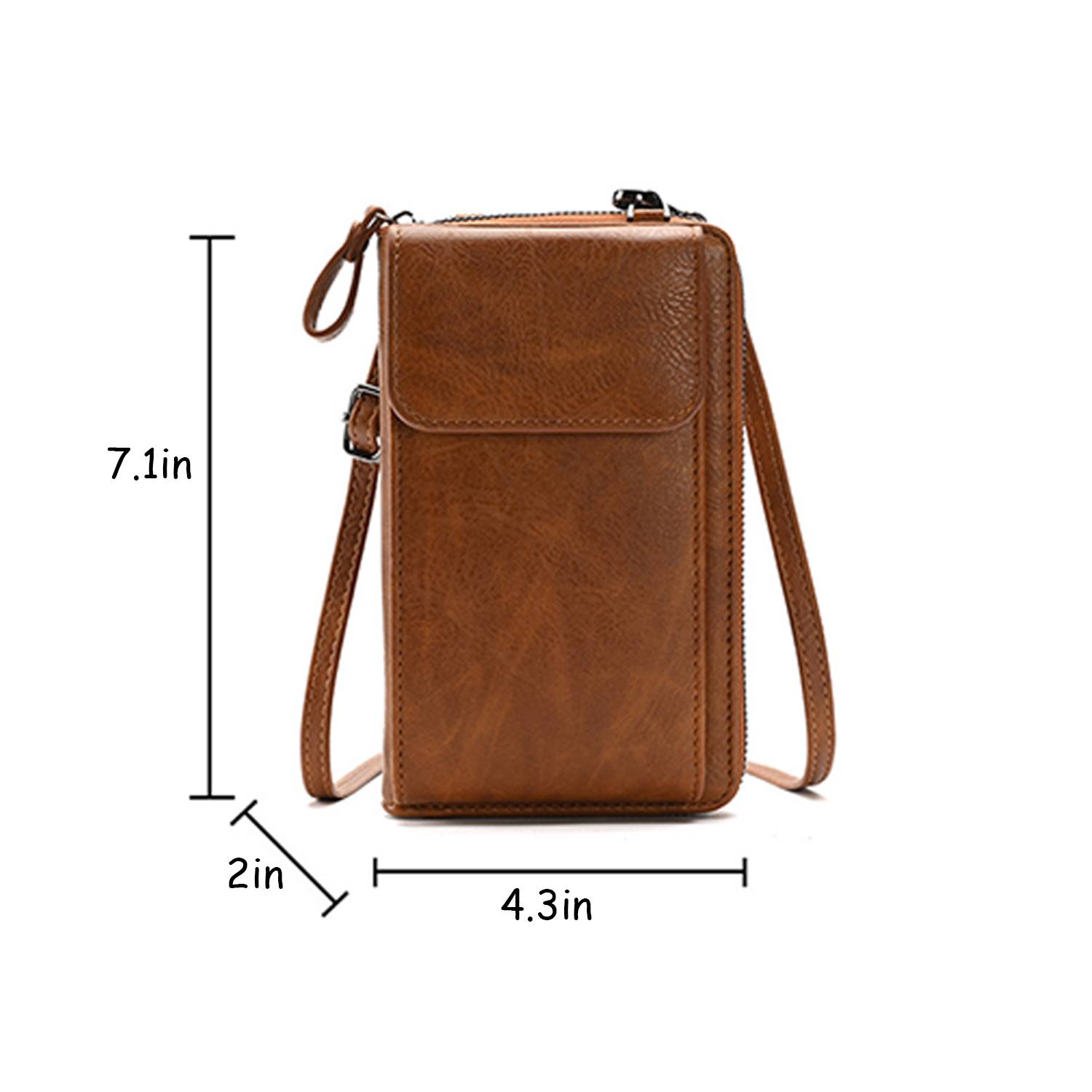 PU Leather Phone Crossbody Purse 9
