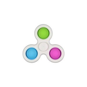 Triangle Push Pop Fidget Spinner Sensory Toy for All Ages 10