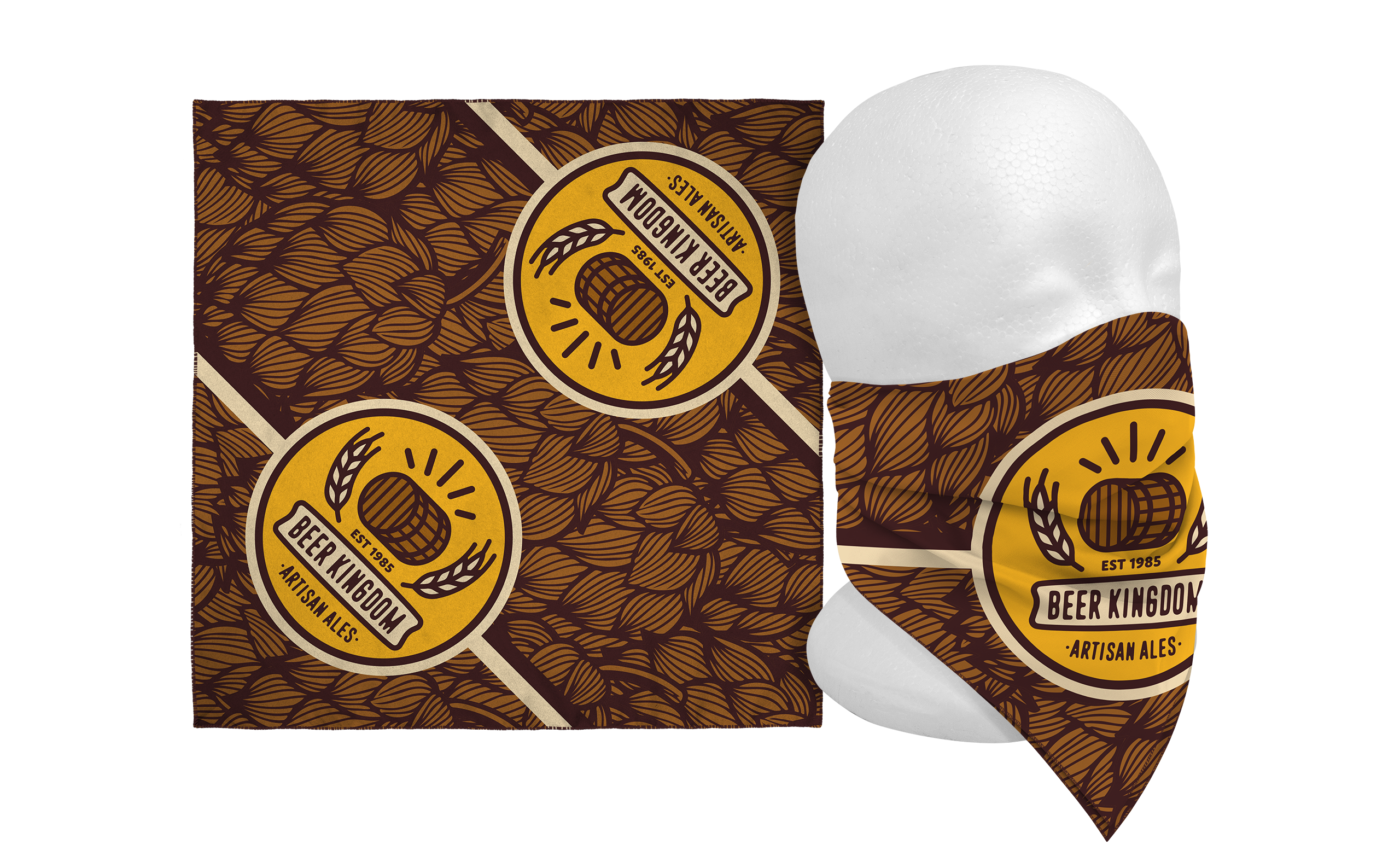 Full Color Square Bandana