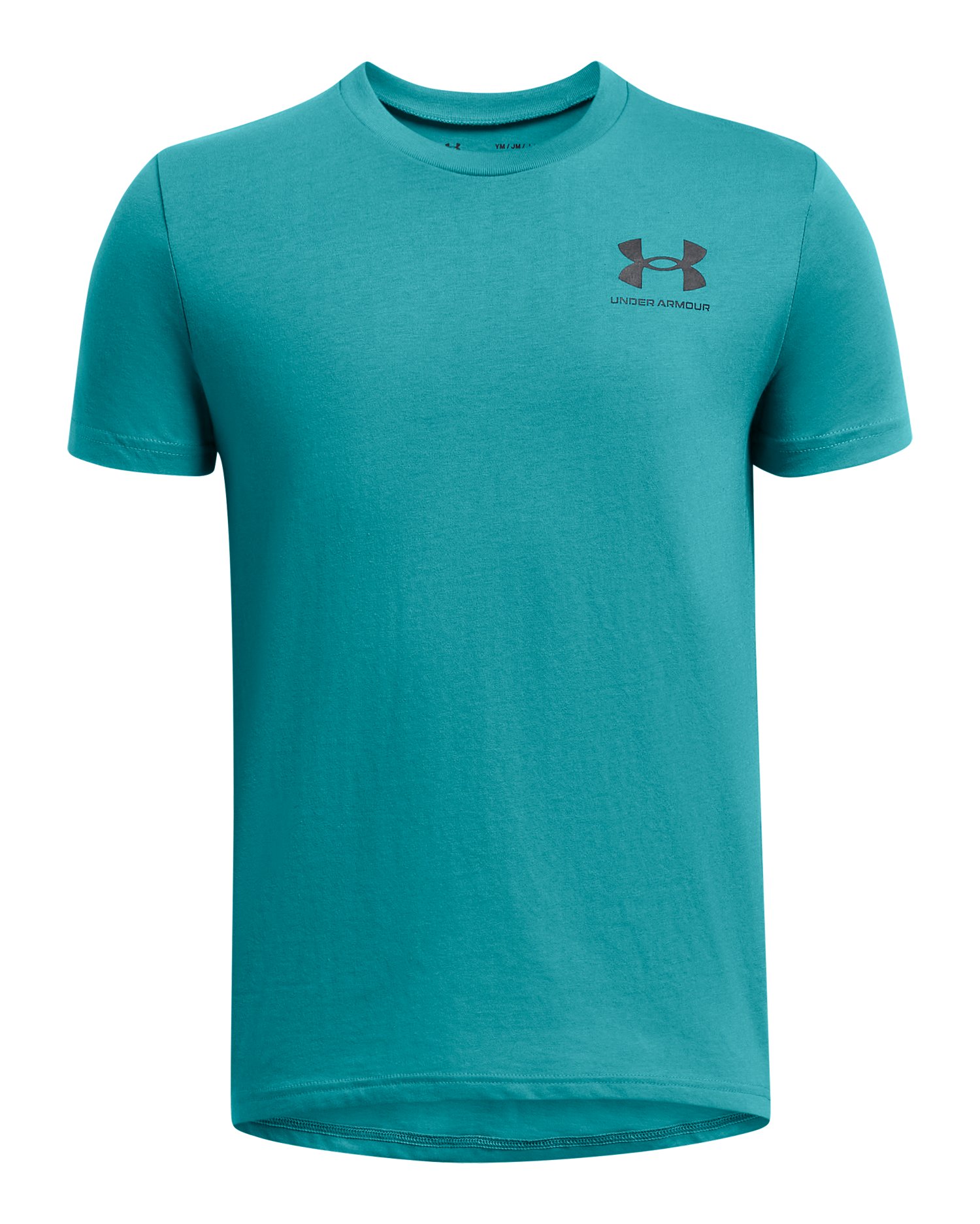 UA Left Chest Logo Boys' Short Sleeve 16