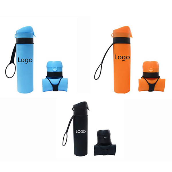 Silicone Water Collapsible Anti Leakage Bottles 2