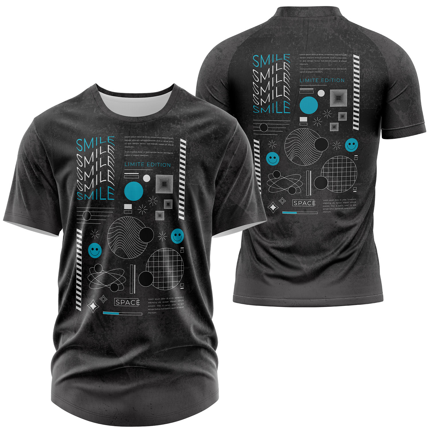 Premium 160 GSM Brushed Milk Silk Men's T-shirt w/ full bleed sublimation 3