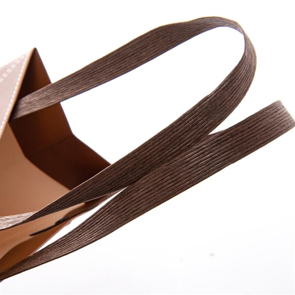 Custom Shopping Paper Ribbon Gift Sale Tote Bag 3