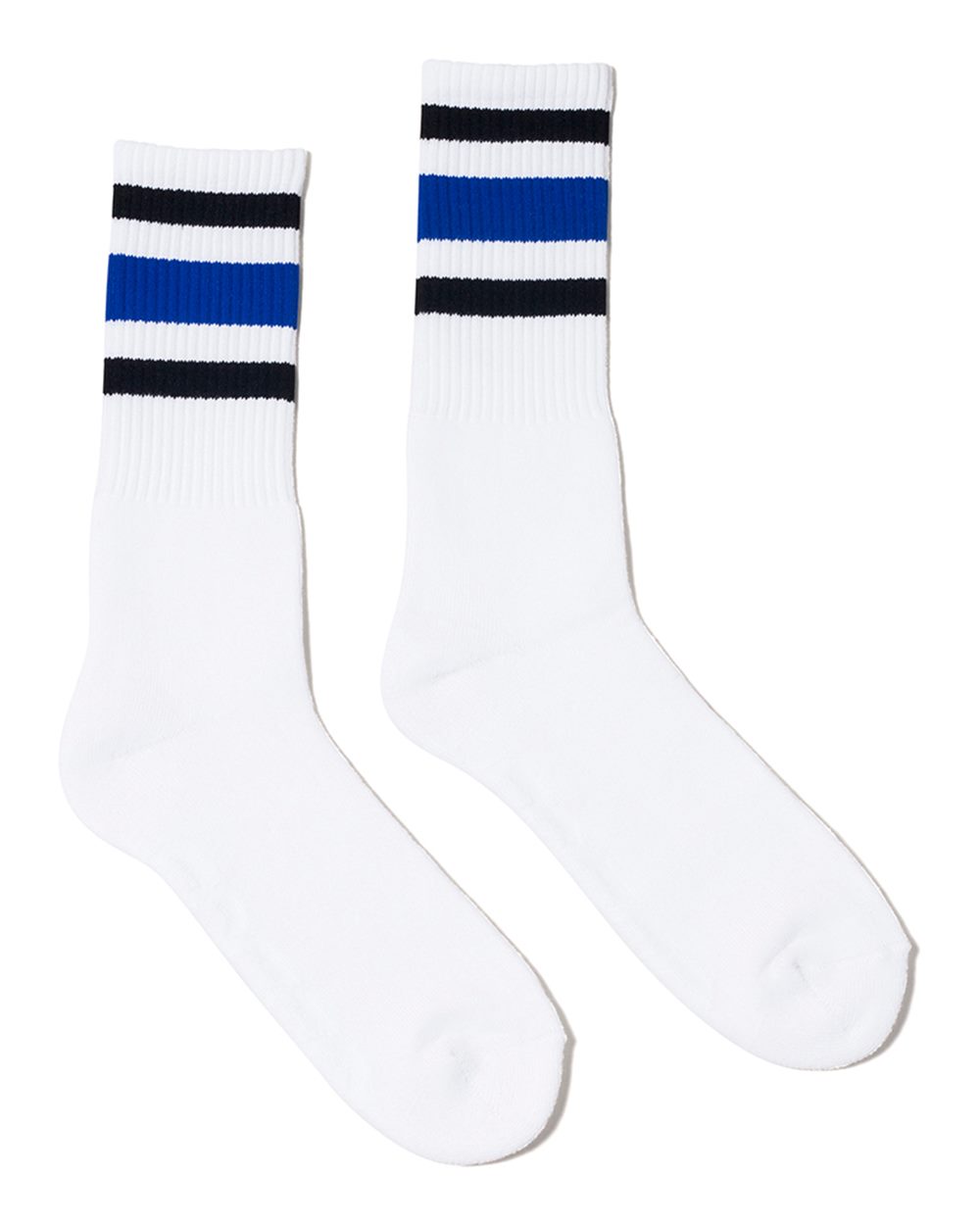 USA-Made Striped Crew Socks - SC100 10