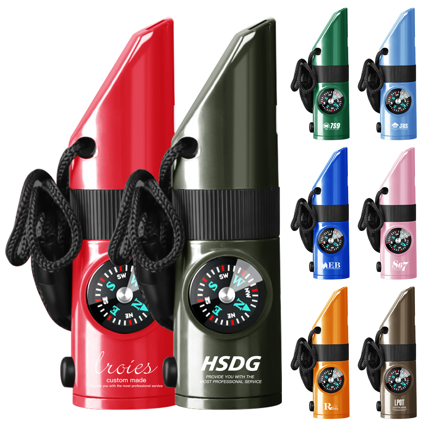 Multi-Function Survival Whistle 4