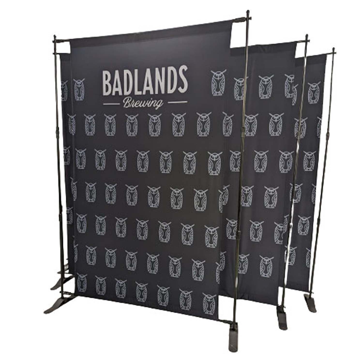 24 Hr Express Ship- 5' Exhibitor Expanding Display Kit, Media Wall Backdrop with Full Color Graphics 13