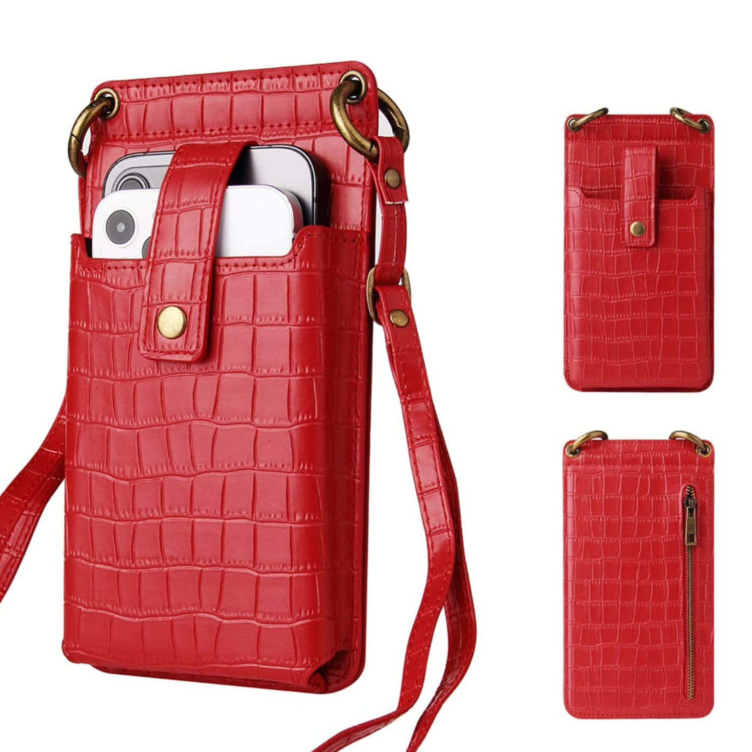 Lightweight Mini Shoulder Bag Purse w/ Credit Card Slots 9