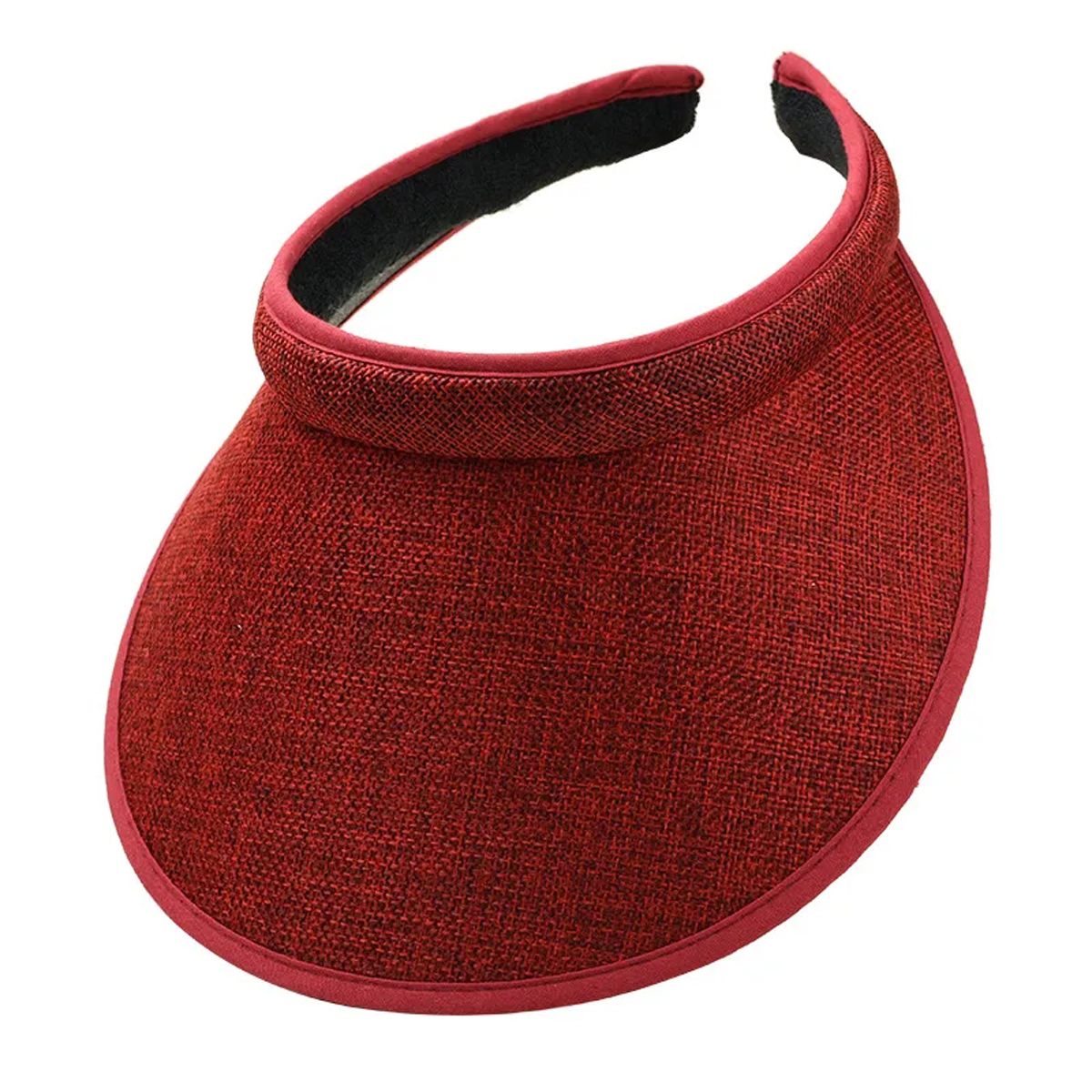Lightweight Linen Visor Cap For UV Protection 14