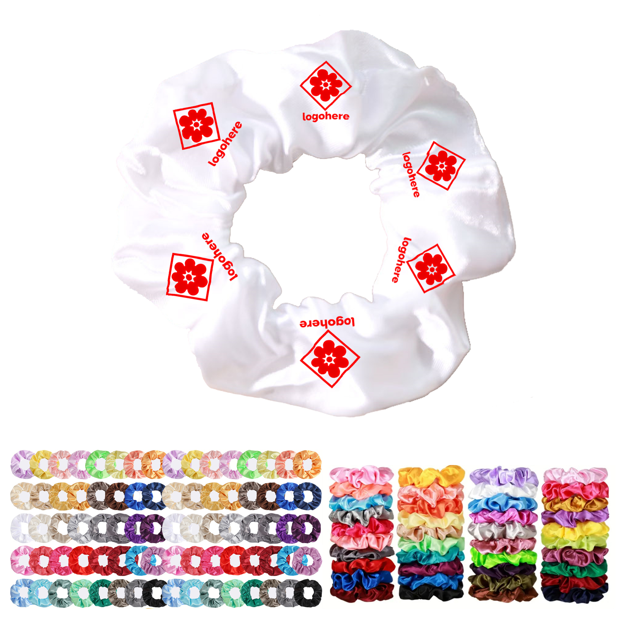 No Damage Satin Scrunchies for Women 5
