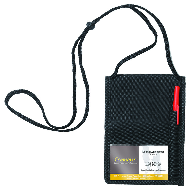 Networker Non-Woven Econo 5 Function Tradeshow Badgeholder and Neck Wallet 2