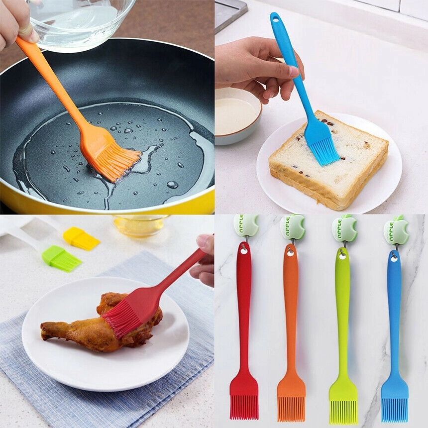 8'' Silicone Basting Brush for Cooking Baking Food 6
