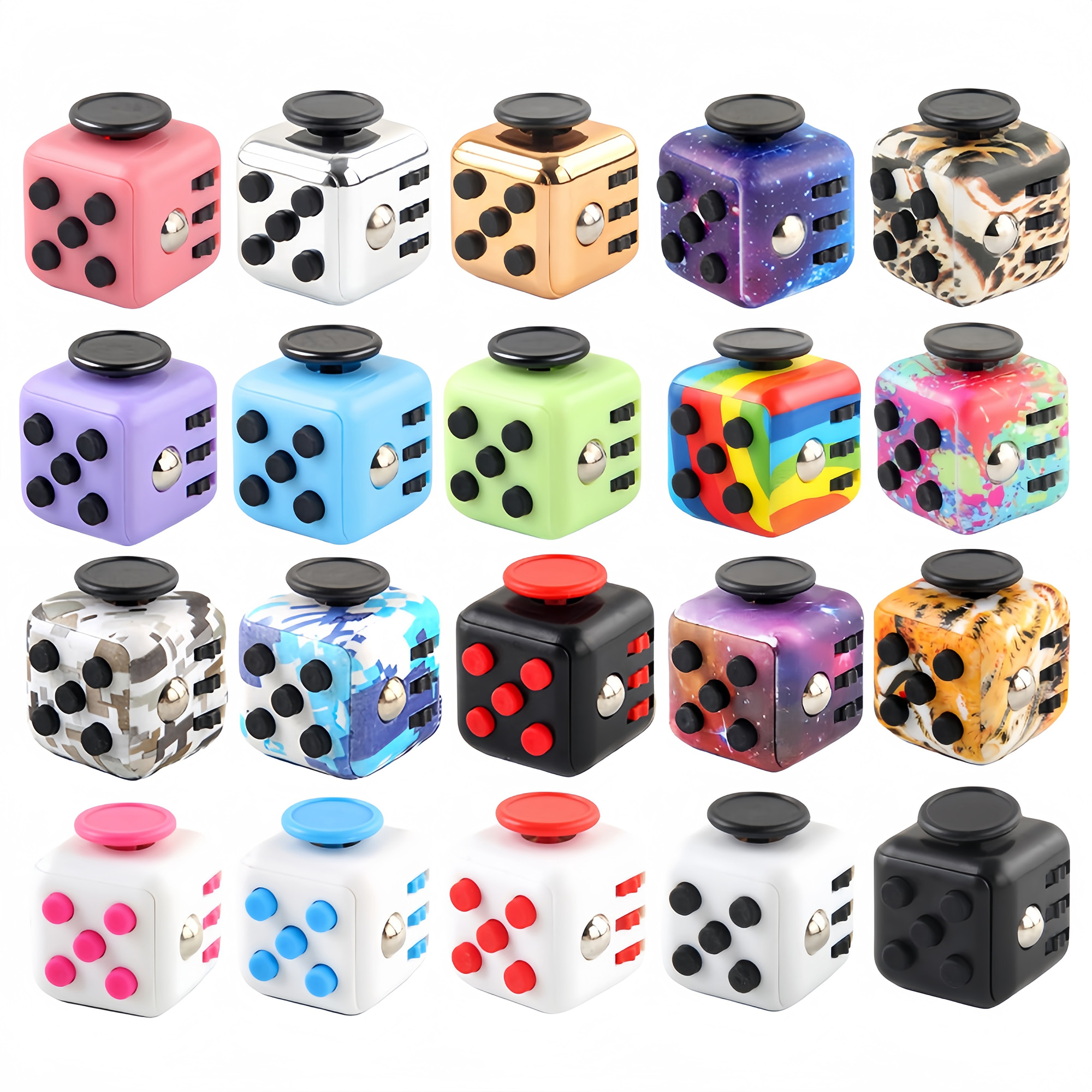 Fidget Cube Set for Stress Relief and Focus 3