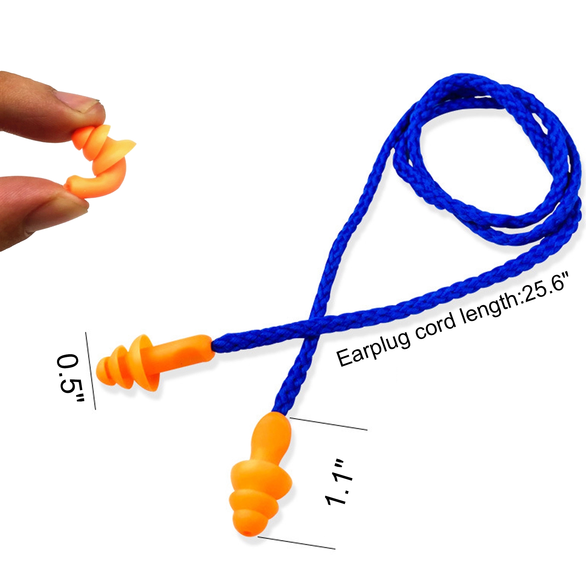 Noise Reduction Earplug With Cord 2