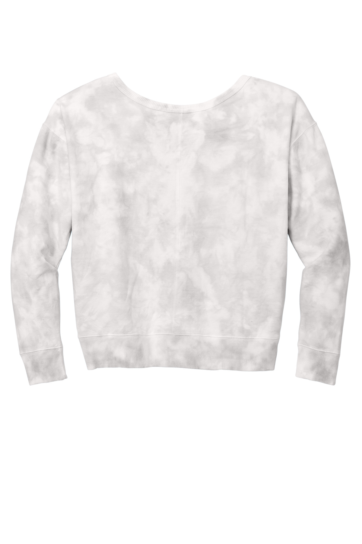 Port & Co Women's Beach Wash Cloud Tie-Dye V-Neck Sweatshirt LPC140V 24