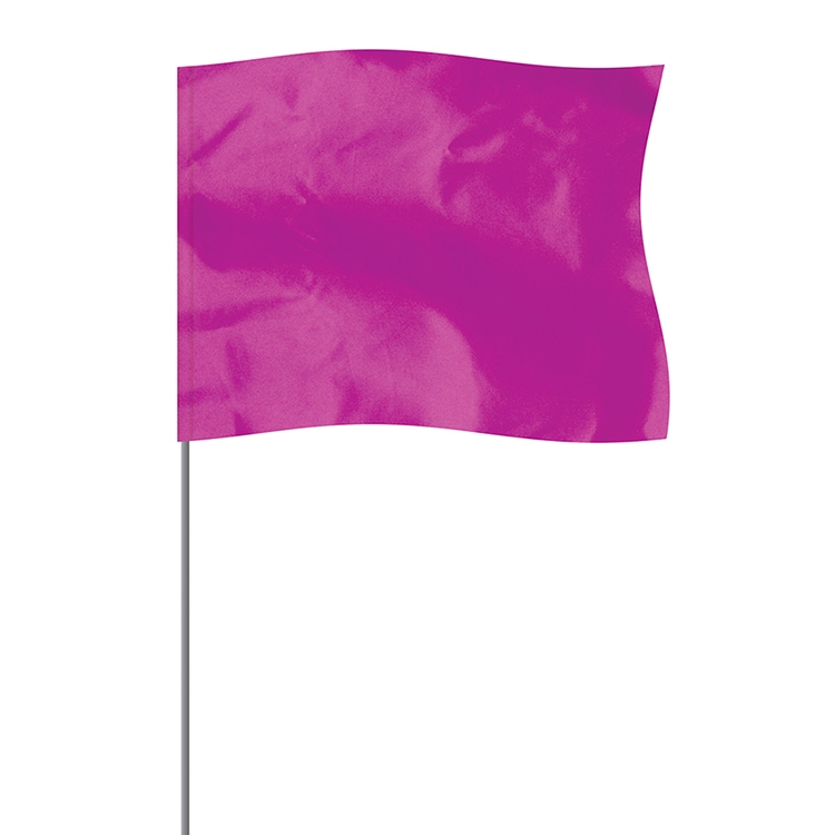 Purple 4" x 5" Marker Flag on a 21" Wire 1