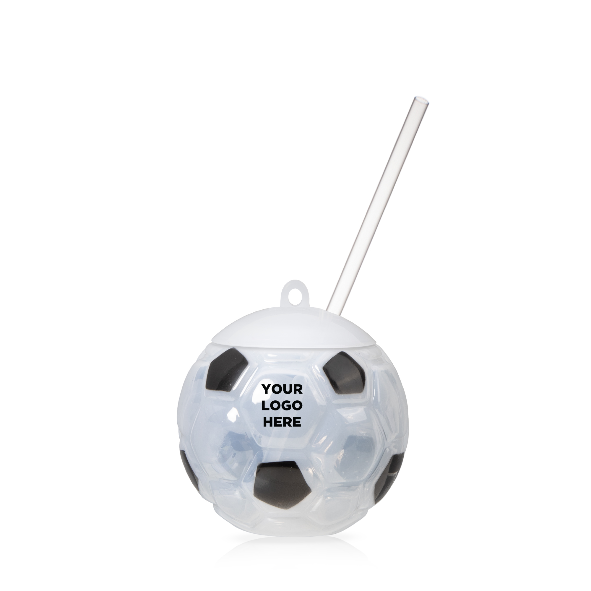 Soccer Ball Light Up Cup with Lid and Straw 8