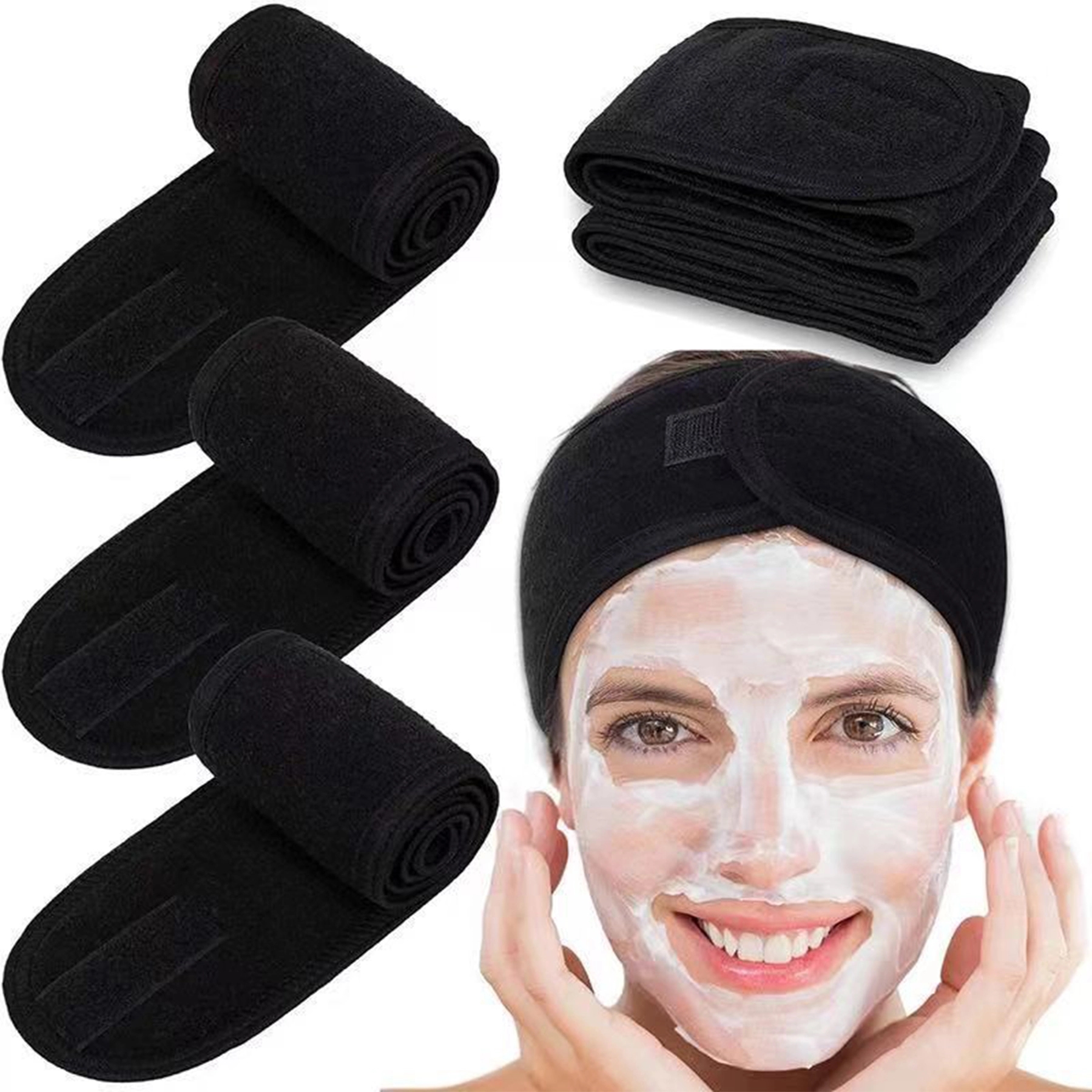Adjustable Spa Facial Headband 3