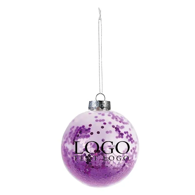 Shatter Resistant Confetti Holiday Ornaments 2