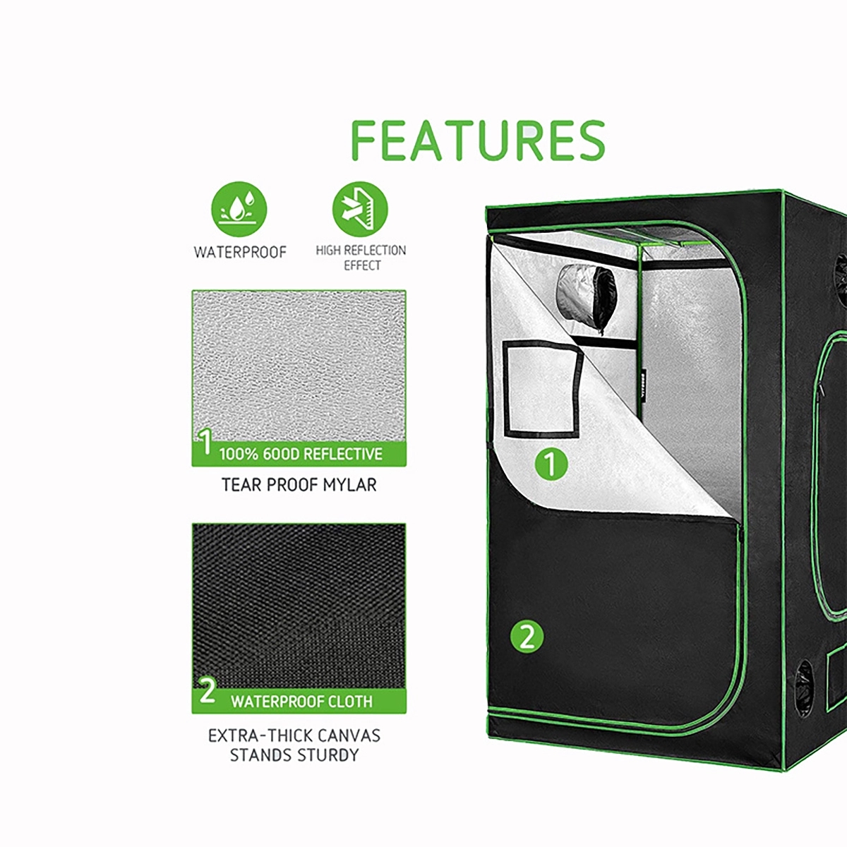 Grow Tent With Observation Window 5