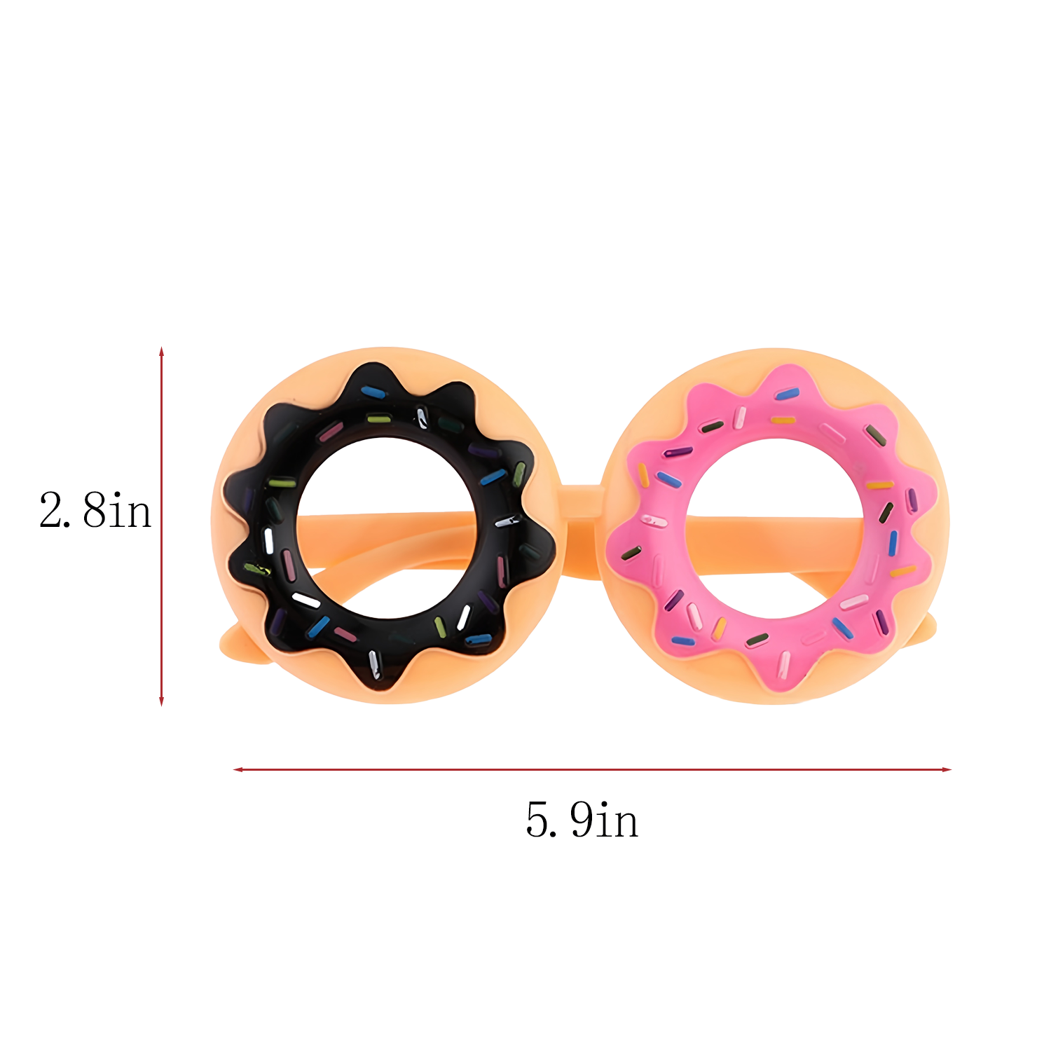 Cute Donut Shaped Party Glasses 6