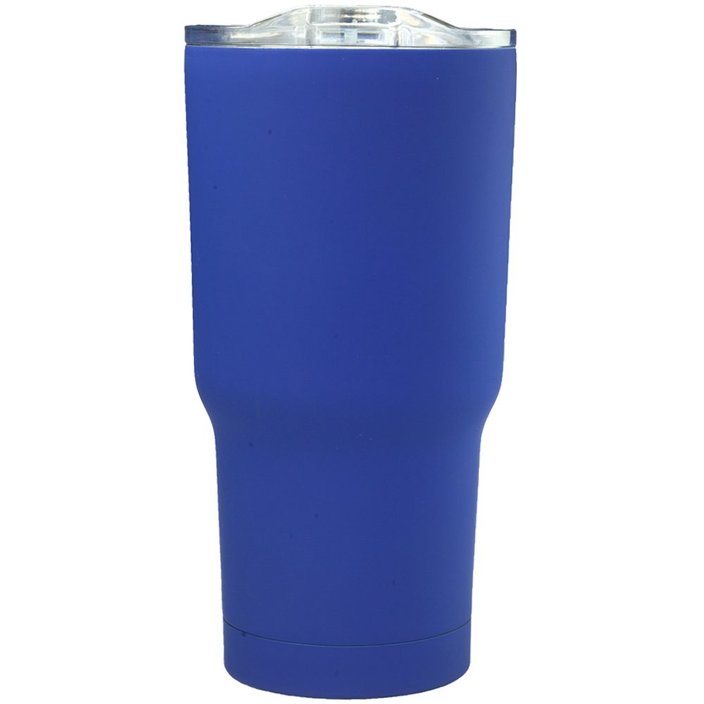 17 oz. Rubberized Stainless Steel Travel Mug - BPA Free 3