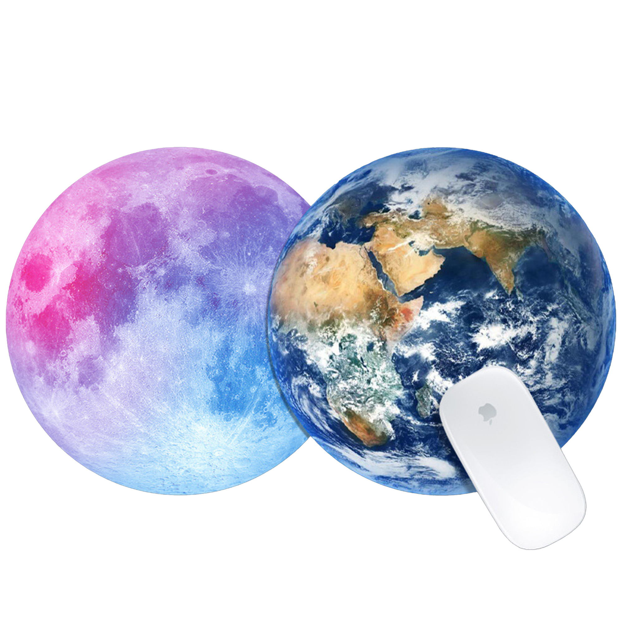 Full Color Design Rubber Mouse Pad Custom Round Shape 2