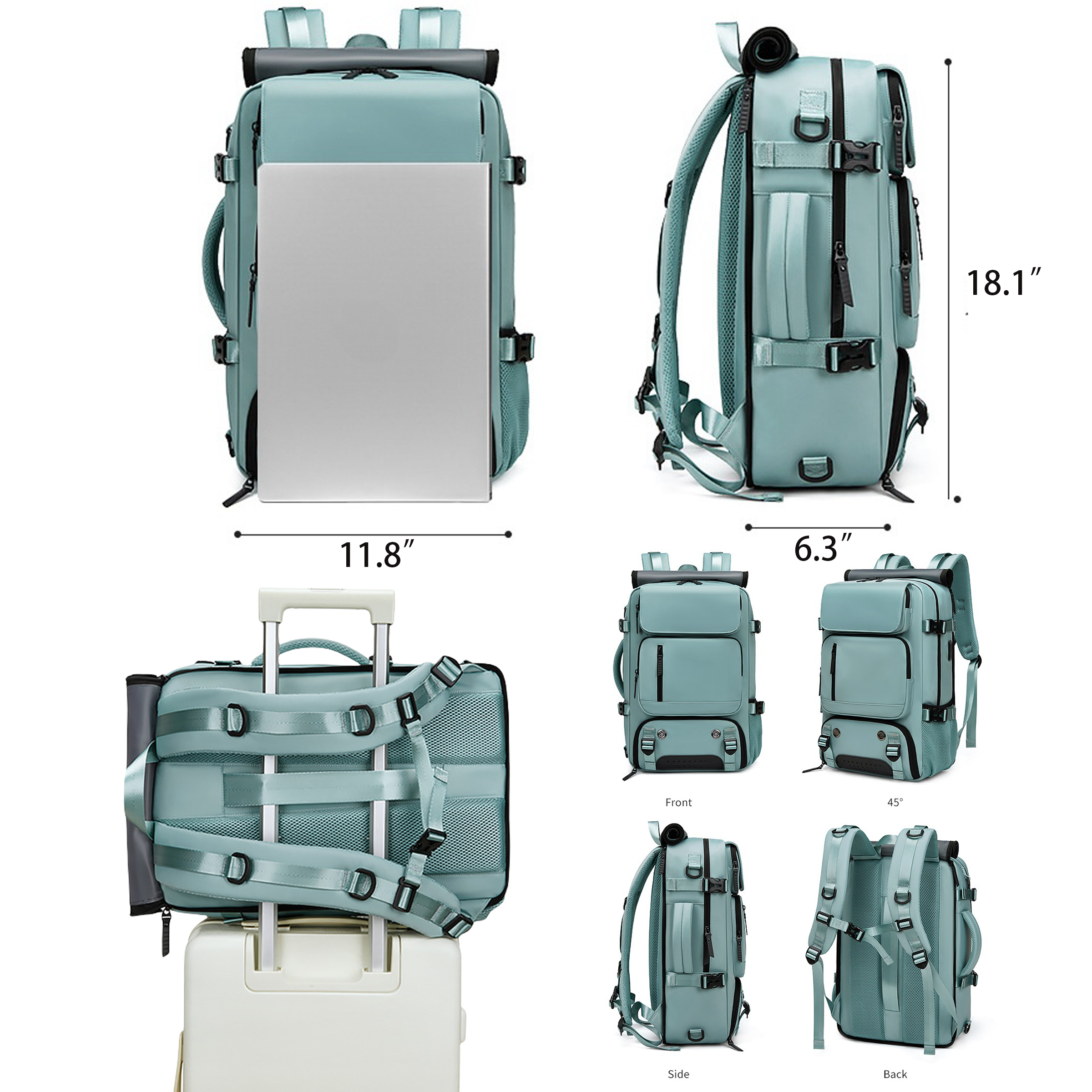 Large Capacity Travel Laptop Backpack 10