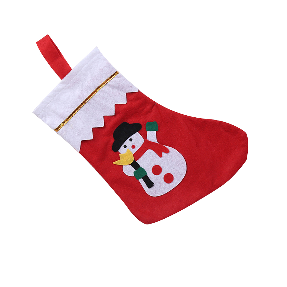 Santa Snowman Tree Christmas Xmas Stockings Ornaments 5