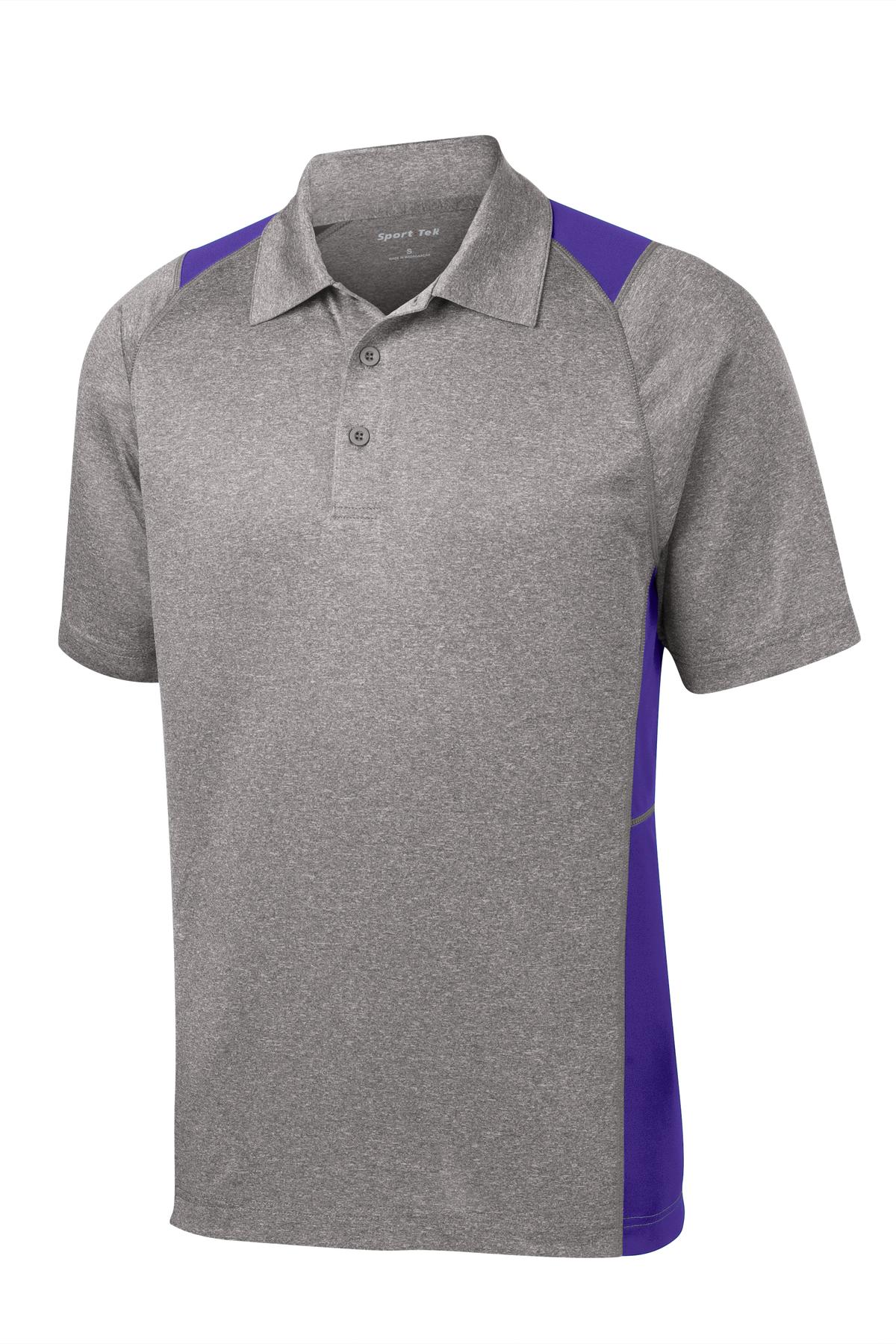 Sport-Tek® Heather Colorblock Contender Polo 41