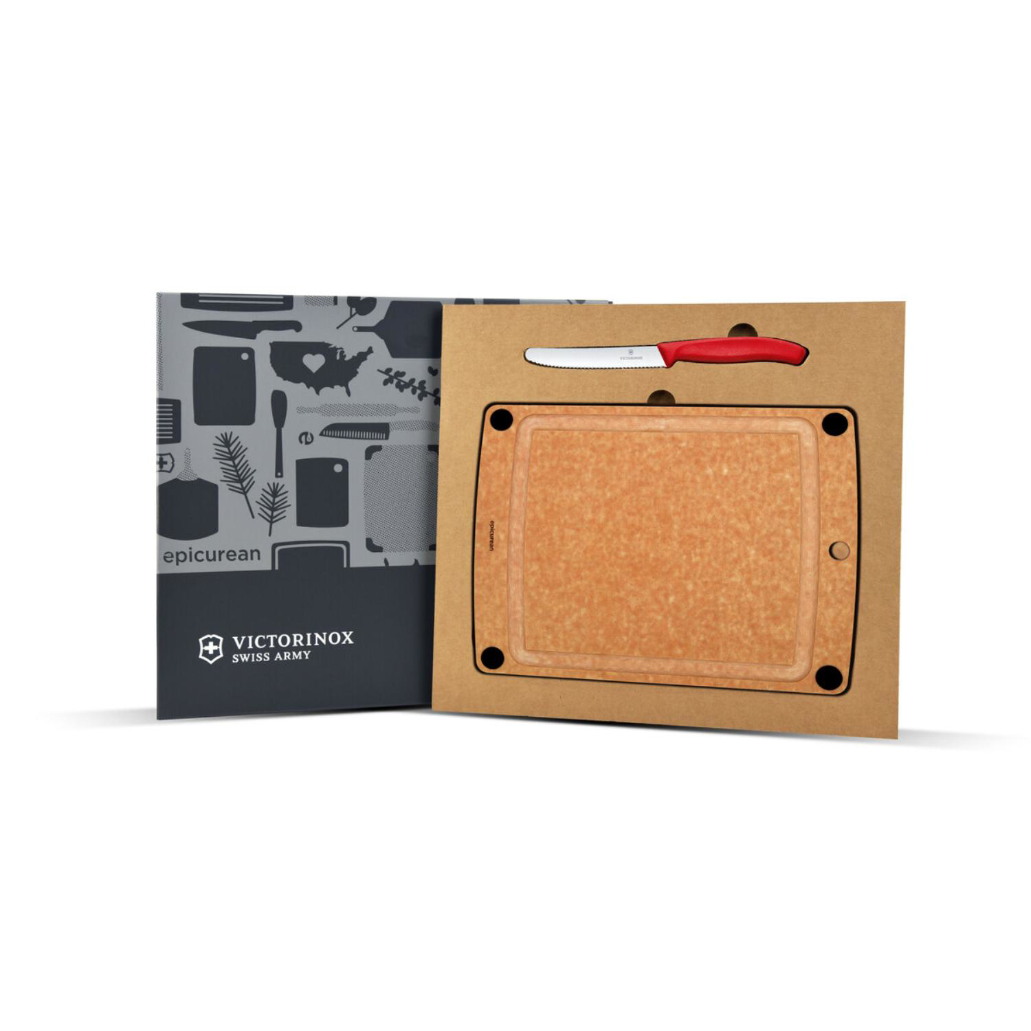 Epicurean - Victorinox® USA Made Large Gourmet Cutting Board with Knife Combo Set 1