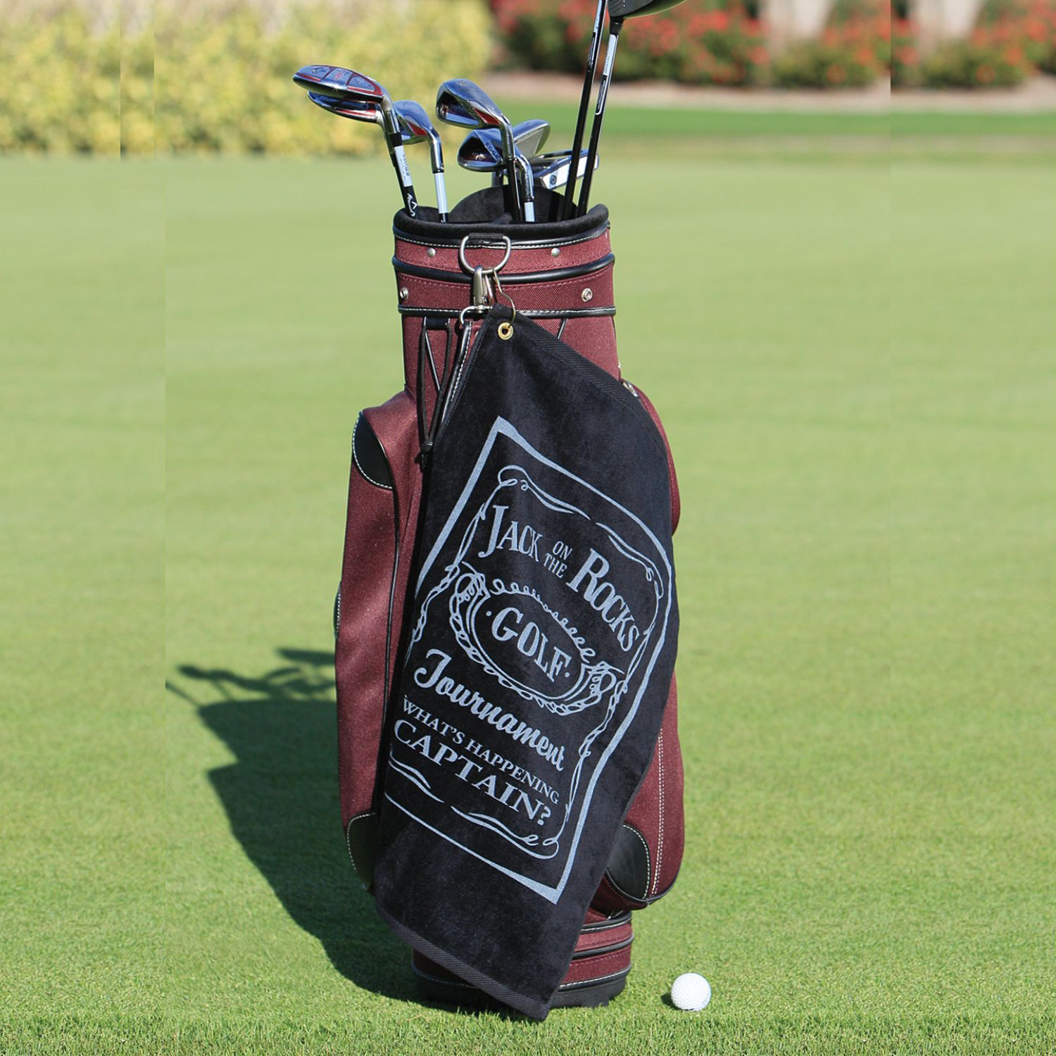 Quick Dry 200G Micro Fiber Golf Towel w/ Grommet & Hook 8