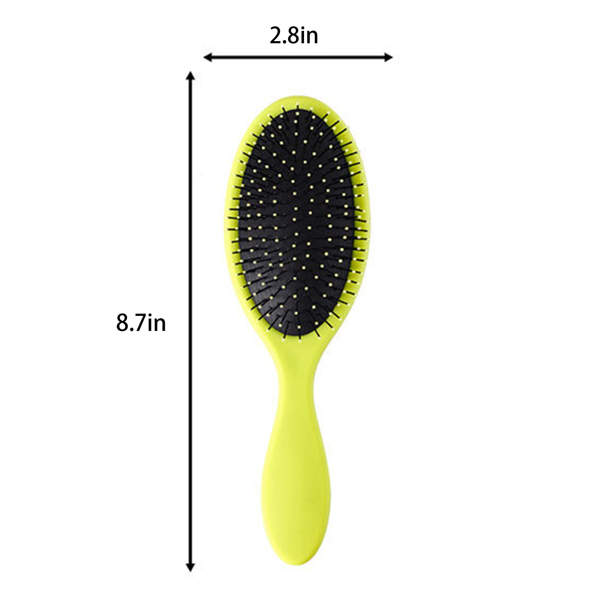 Colorful Detangling Hair Brush with Soft Bristles 8