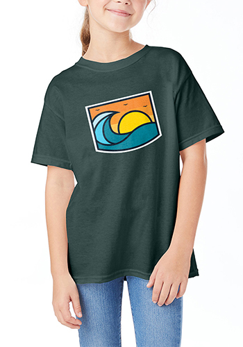 5.2 oz 100% Cotton (preshrunk) 61