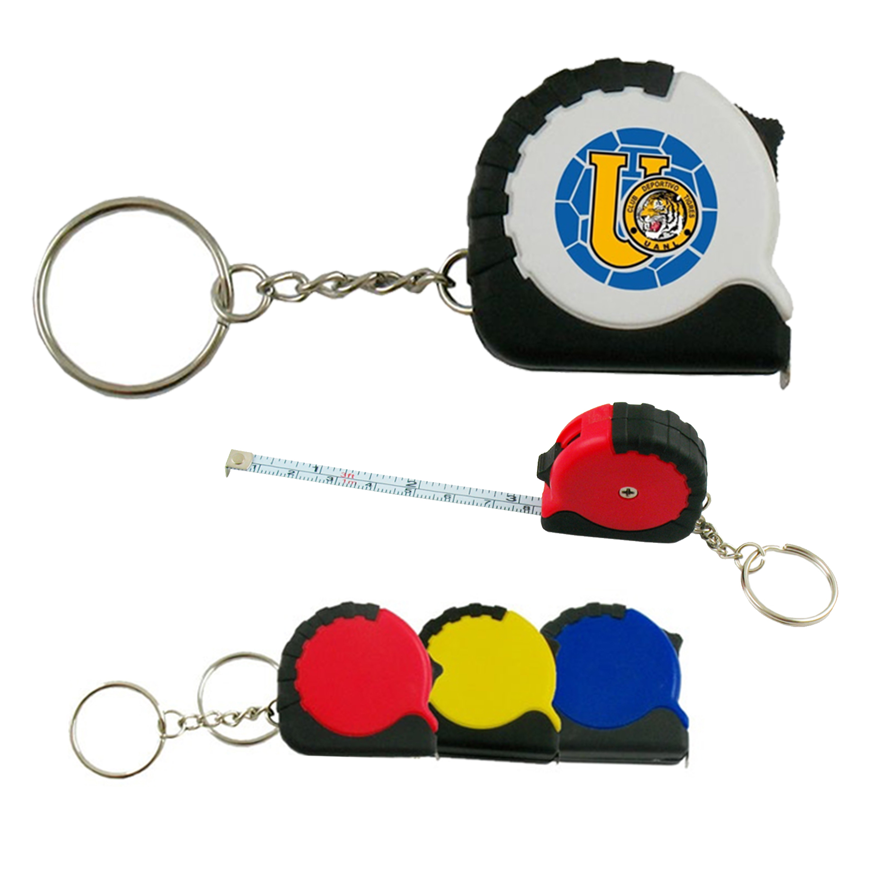 3 feet Mini Tape Measure W/Key Chain 3