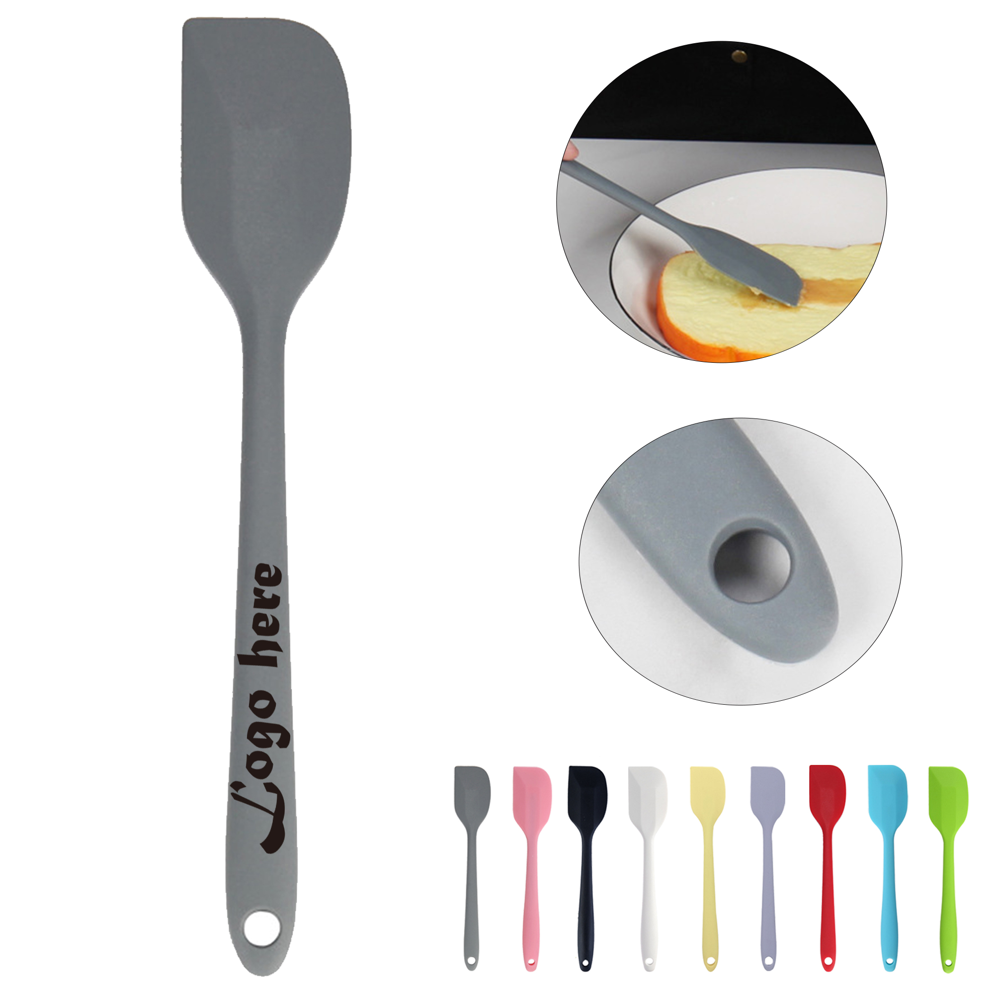 Integrated Silicone Cake Scraper 1