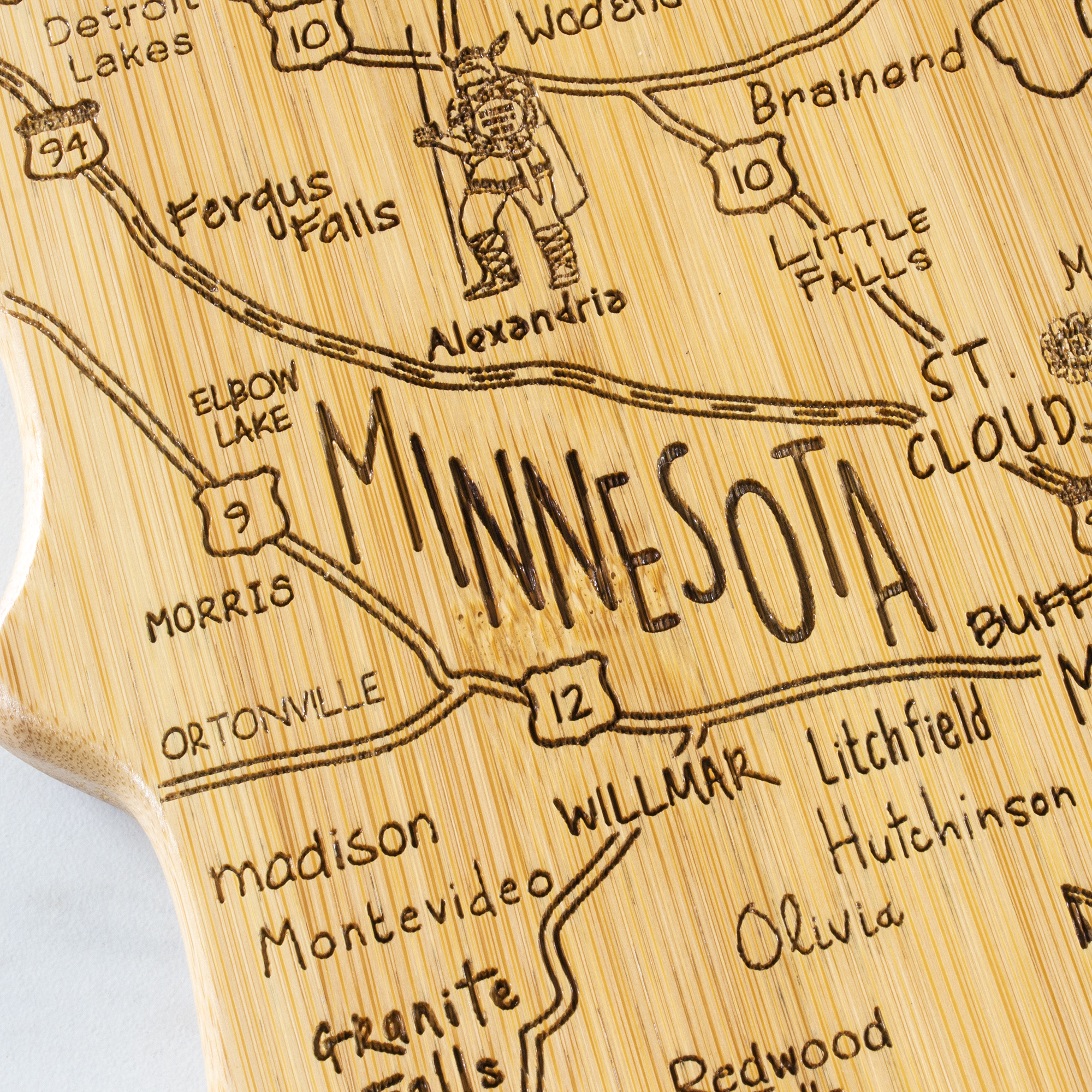 Destination Minnesota Cutting & Serving Board 4