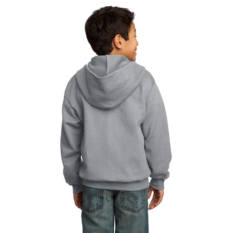 Port & Company - Youth Core Fleece Full-Zip Hooded Sweatshirt. 54