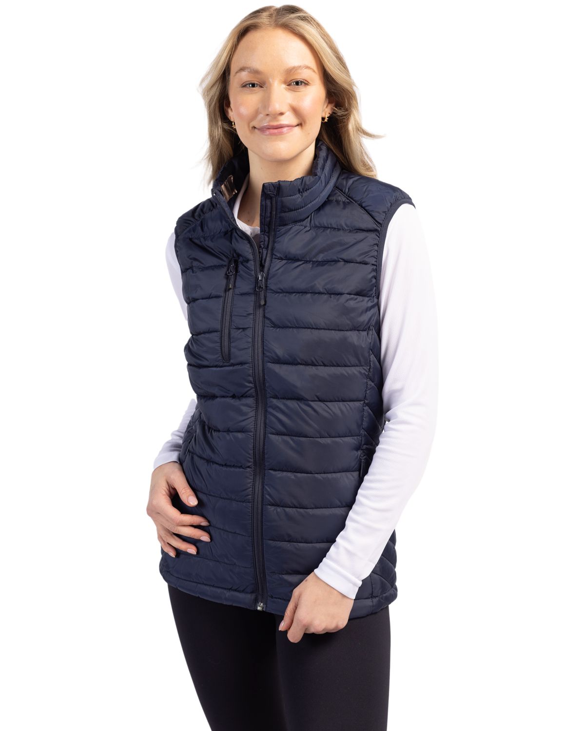 Hudson Insulated Womens Full-Zip Puffer Vest