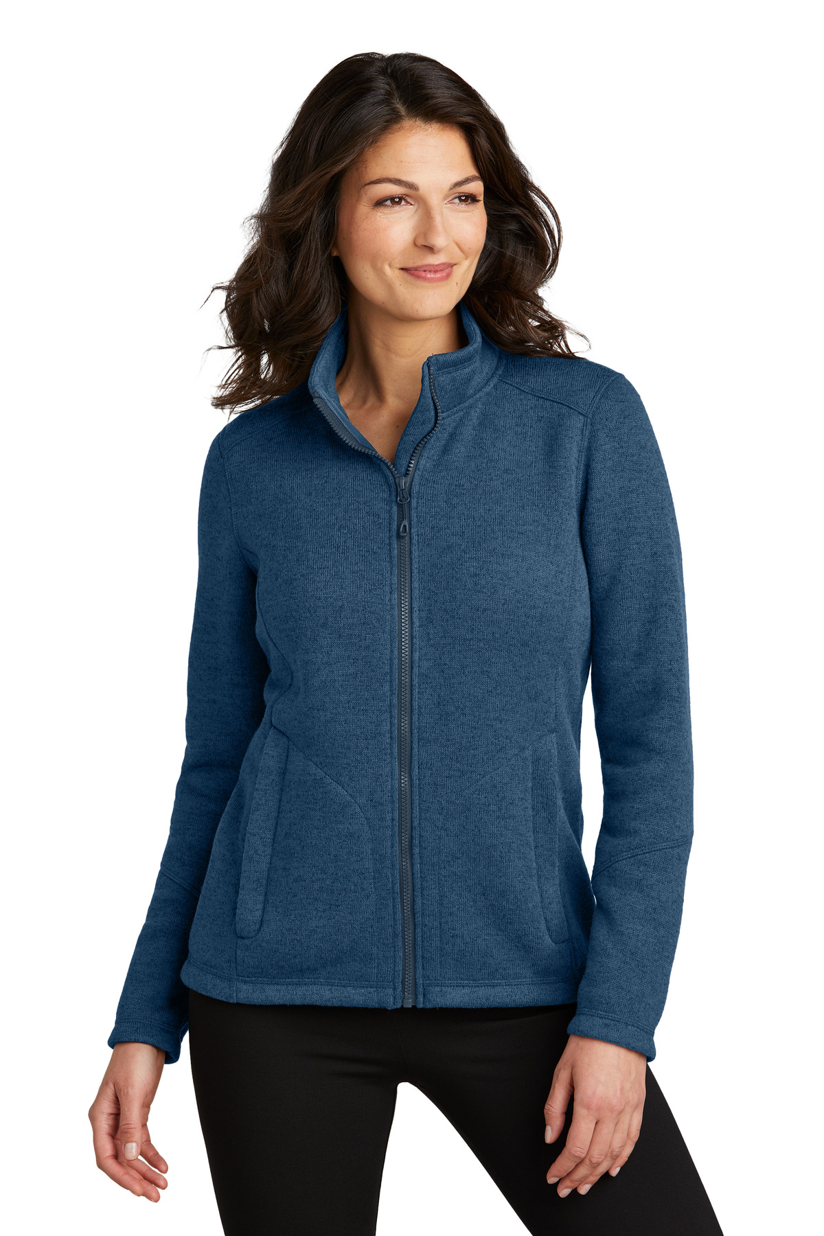 Port Authority® Women's Arc Sweater Fleece Jacket 18