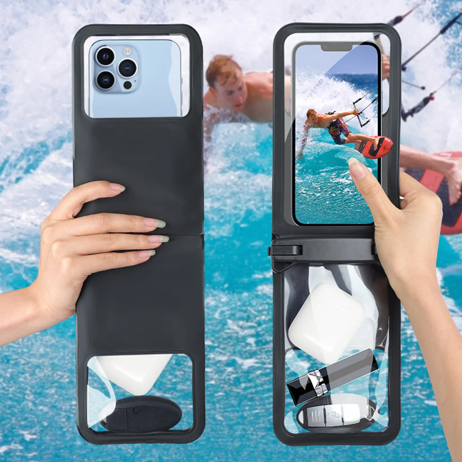 6.7-Inch Dual Waterproof Phone Bag 3