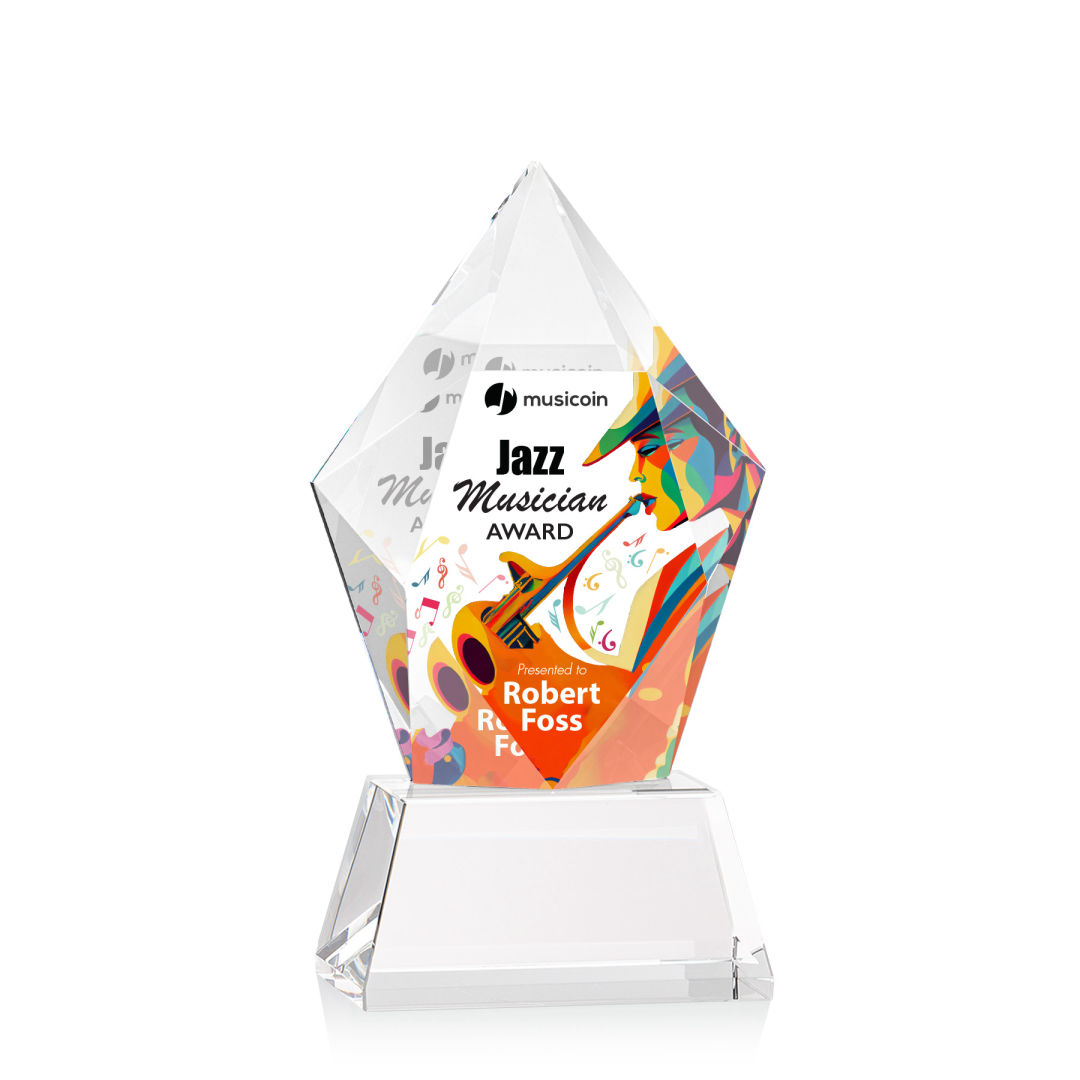 Devron VividPrint™ Award on Base - Clear 9
