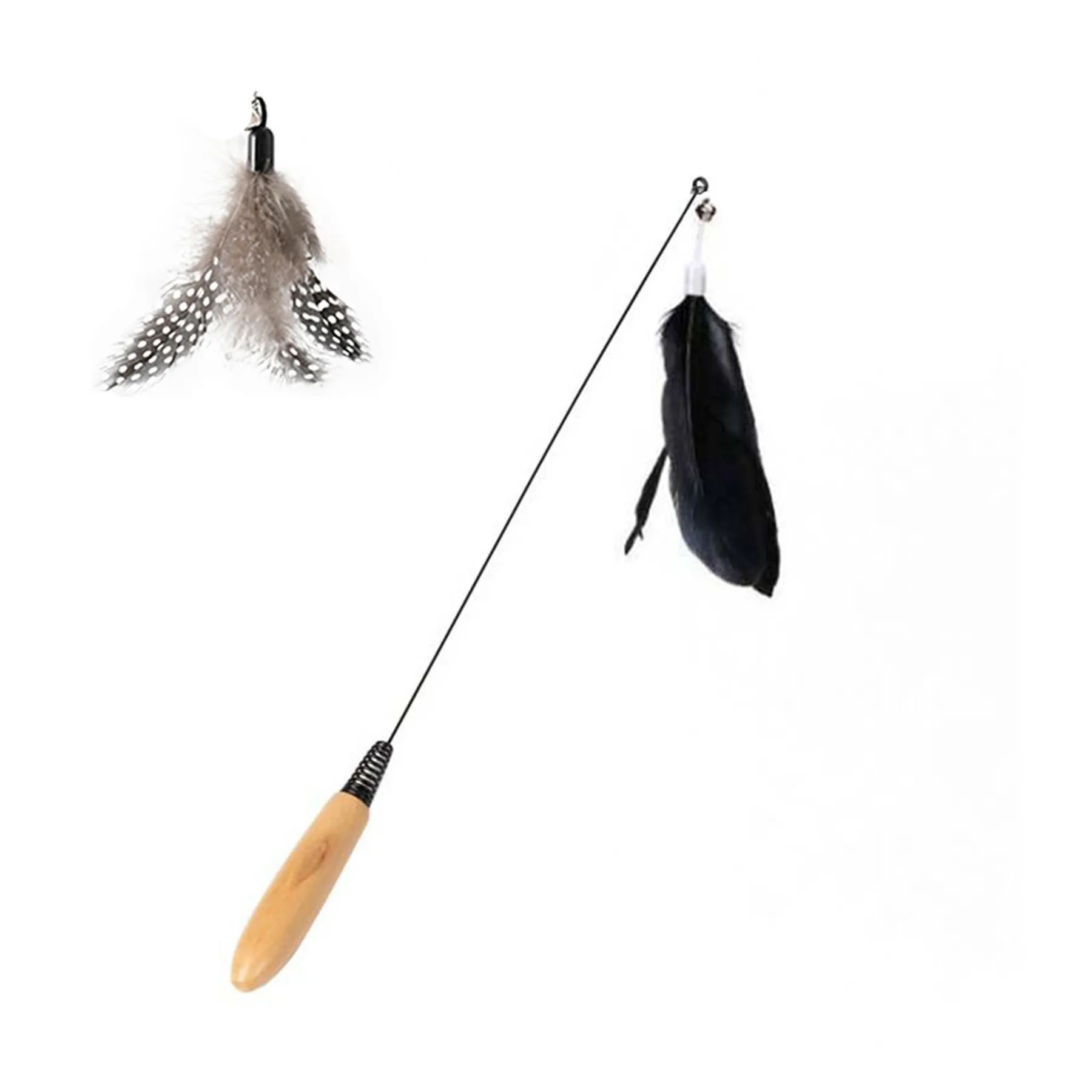 Wood Handle Cat Stick Toy 3