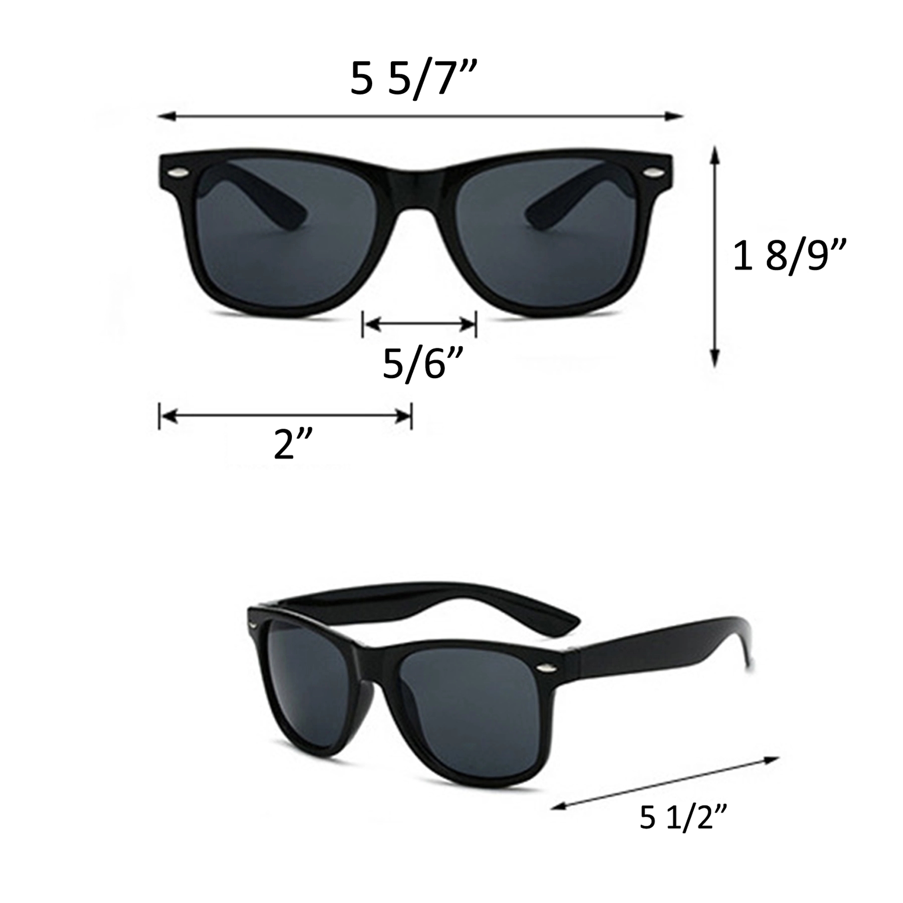 Solid Color Classic Sunglasses 2