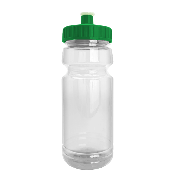 Wheely 24oz Transparent Bike Bottle w/Push-Pull Lid 18