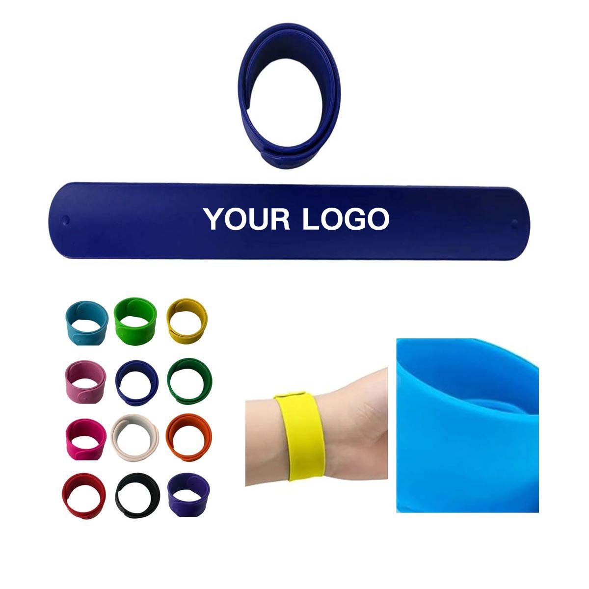 Soft Silicone Slap Wristband for Festivals 7