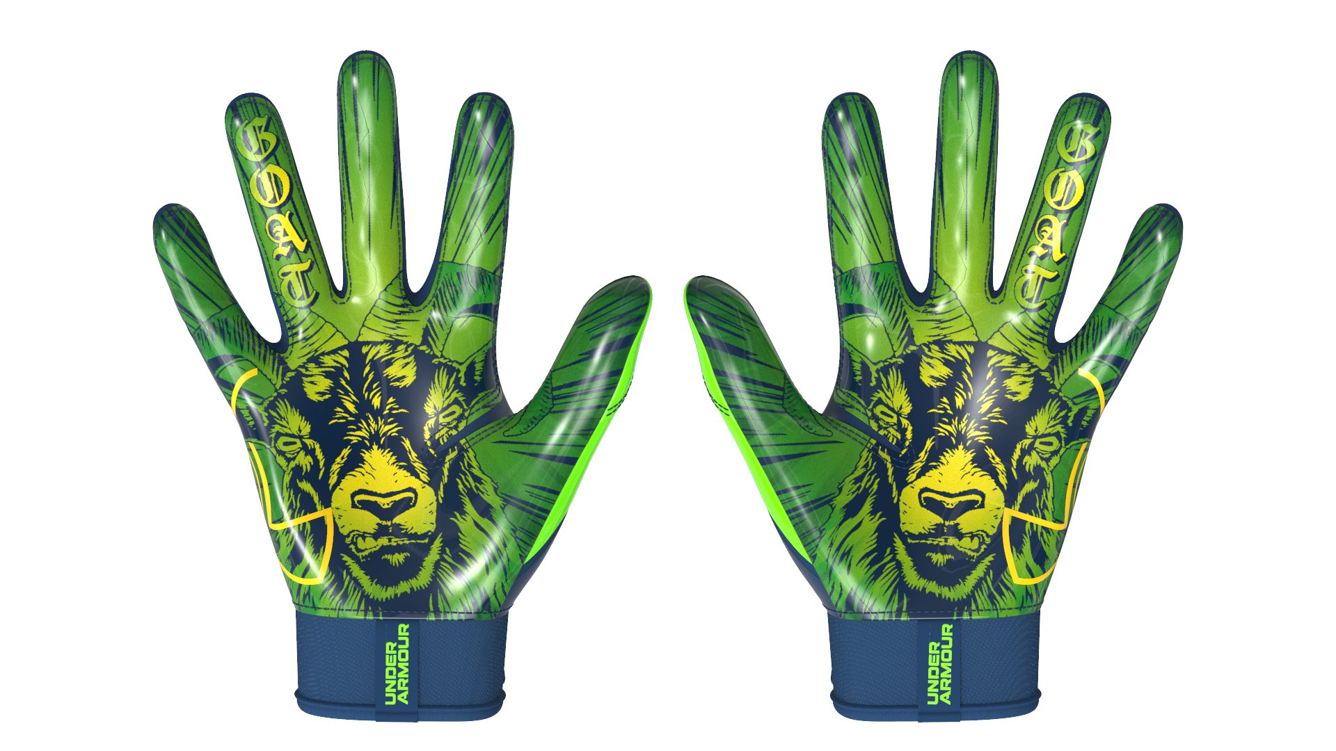 UA Blur LE Kids' Football Gloves 2