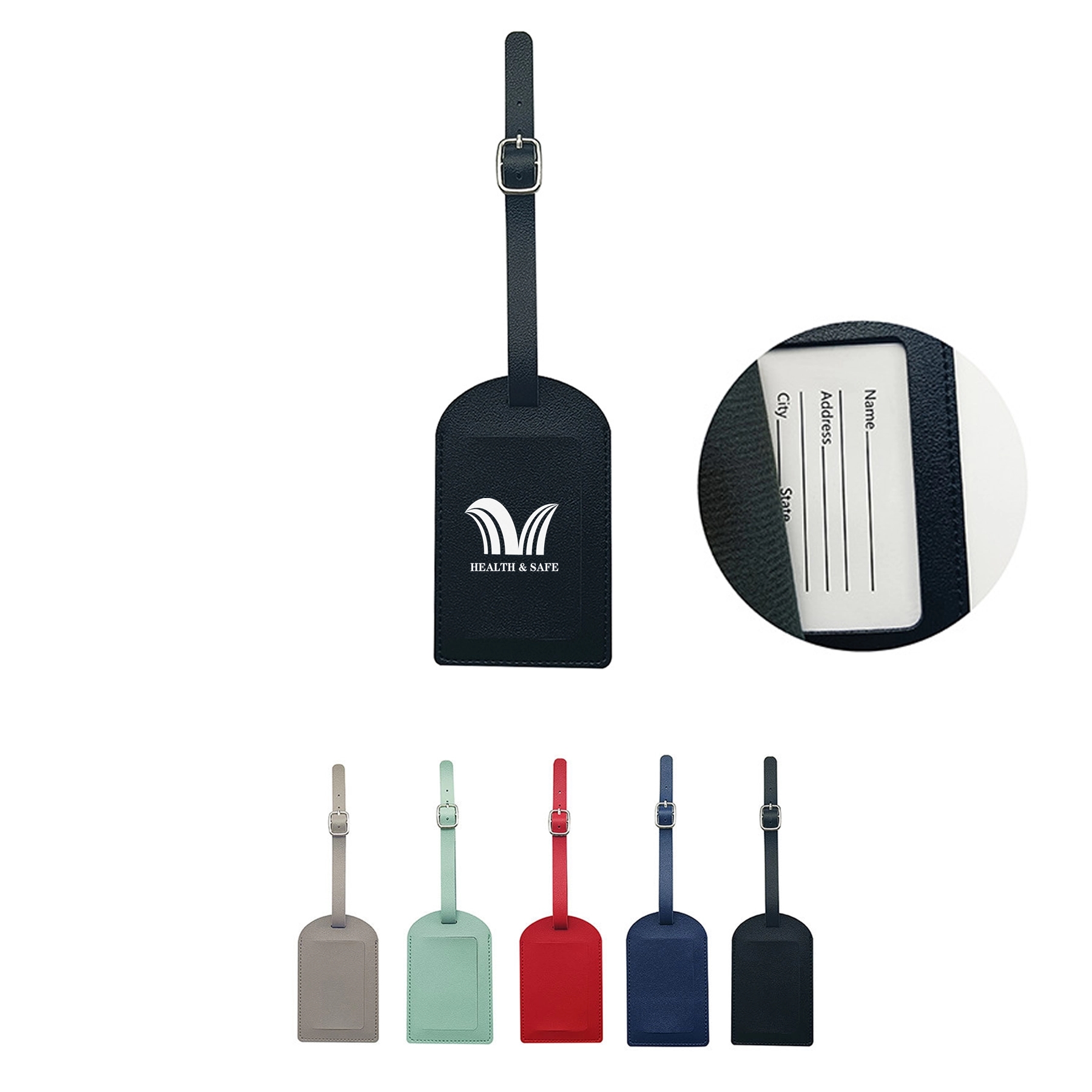 Leather Luggage Tags BagsTraveling Accessories 1