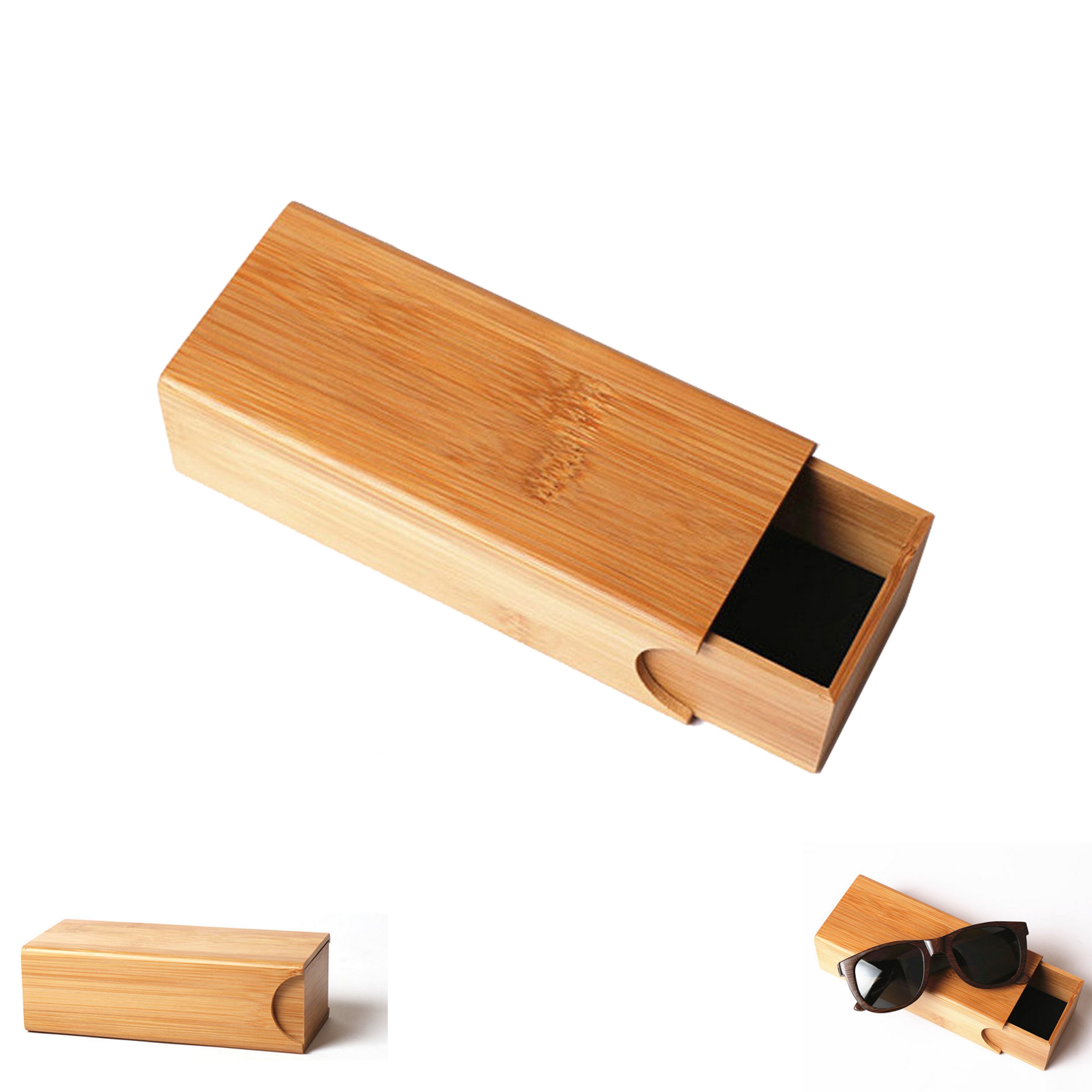Portable Bamboo Sunglasses Organizer 3